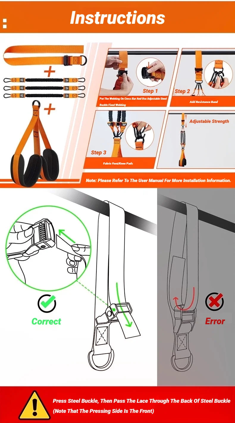 IronGymNation™ Pull Up Workout Band
